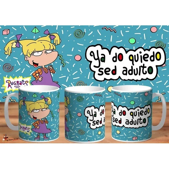 Taza De Ceramica Rugrats Ya Do Quiedo Sed Adulto 07