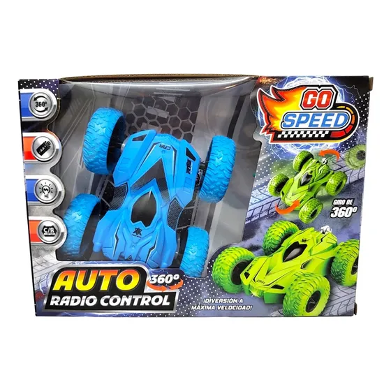 Auto Radio Control Giro 360° Twister Go Speed C/luz 54895