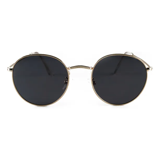Óculos De Sol Redondo Lenox Black Gold Uv400 Unissex Dourado Dourado Preto Dourado Dourado