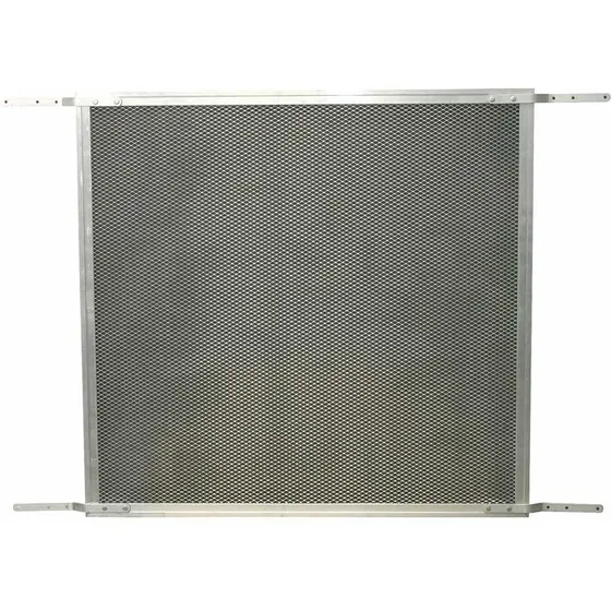 Pl Rejilla Puerta Corredera Para Patio Construccion Aluminio