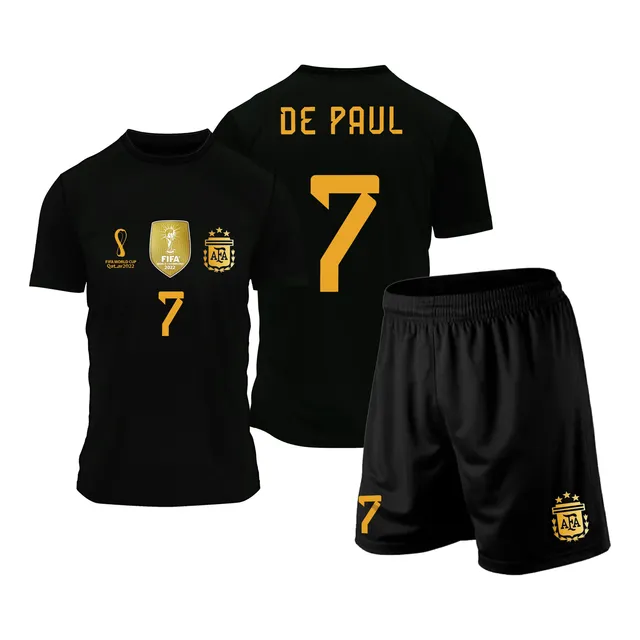 Conjunto Camiseta Y Short Deportivo Del Futbol Argentino