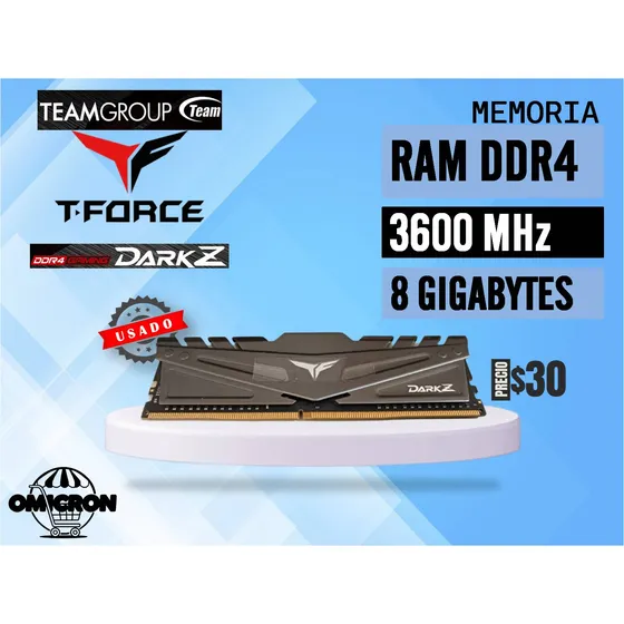 T-force Darkz Módulo De Memoria (8 Gb, 3600 Mhz, Cl18, Ddr4)
