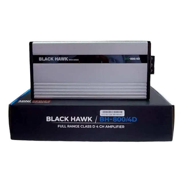 Amplificdor Black Hawk - 3000w / 4 Canales