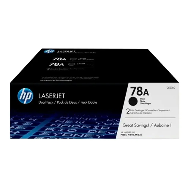 Toner Hp 78a Ce278ad Negro Laserjet M1536dnf/p1606dn Dual Pa