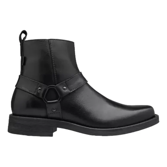 Bota Levi`s Caballero L2224452 Piel De Res Negro