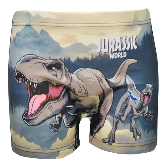 Traje Baño Malla Short Infantil Talle P A L Jurassic World