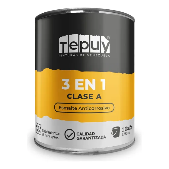 Esmalte 3 En 1 Anticorrosivo Galón Tepuy Clase A