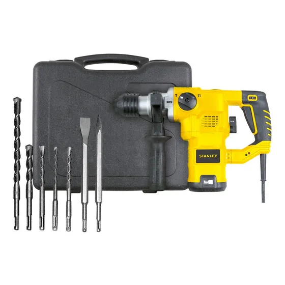 Rotomartillo Sds Plus 32mm 1250w Stanley Sthr1232k-b2c Color Amarillo
