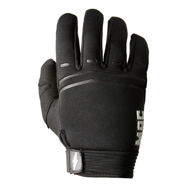 Guantes Moto Invierno Cuero Neoprene Mac Atomic Negro Color - Talle M
