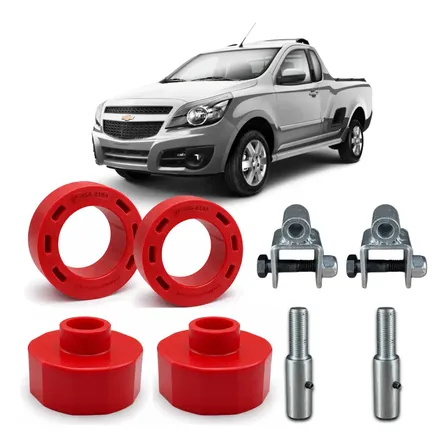 Kit Elevação P.u Completo Montana Elevar 5cm + Prolongadores