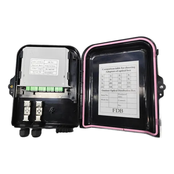 Caja Ftth (nap) Abs Blanca, Sc Apc Con Splitter 1x8