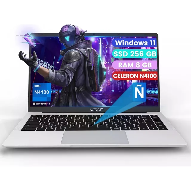 Laptop 14 Intel Celeron 8gb Ram 256gb Ssd Win11 Notebook