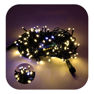 Cordão Prova D'água 100 Leds 9,5m C/ Strobo Bivolt 31v Natal Cordão Prova D'água 100 Leds 9,5m C/ Strobo Bivolt 31v Natal