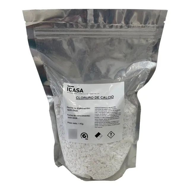 Cloruro De Calcio X 1kg Perlas Anti Humedad - Máxima Pureza