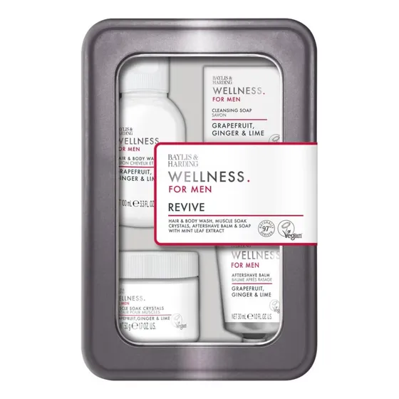 Pack Baylis & Harding Wellness For Men Lata 4 Unidades