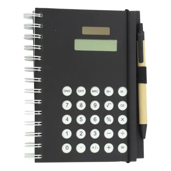 Agenda Ecológica Calculadora Esfero Cuaderno Diario Libreta