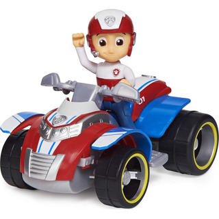 Paw Patrol, Vehículo De Rescate De Ryders Con Figura Colecci Paw Patrol, Vehículo De Rescate De Ryders Con Figura Colecci