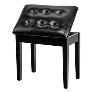 Bonnlo Banco De Piano De Madera Acolchado Con Taburete Bonnlo Banco De Piano De Madera Acolchado Con Taburete