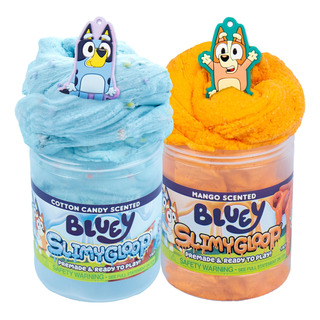 Slime Bluey Slimygloop, Pacote Com 2 Pingentes, Aroma De Nuv Slime Bluey Slimygloop, Pacote Com 2 Pingentes, Aroma De Nuv