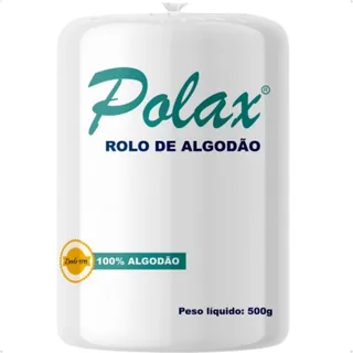 Rolo De Algodão 500g Hidrófilo Puro Macio Hipoalérgico Rolo De Algodão 500g Hidrófilo Puro Macio Hipoalérgico