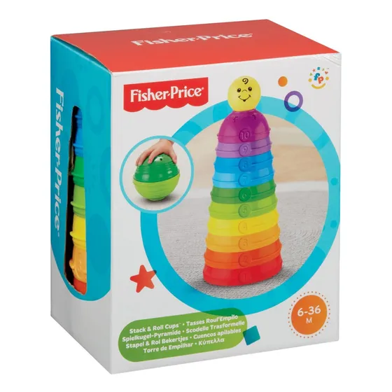 Fisher Price Tazas De Actividad Roll Cups