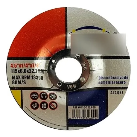 Disco Debaste (esmerilar) Para Metal 4-1/2 PuLG Isonic