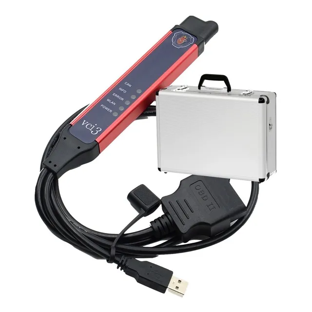 Kit Scanner Vci3 Software Sdp3 2.48.2 Atualizado + Maleta