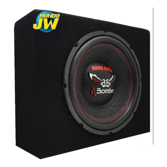 Combo Subwoofer 12 Bicho Papao 400 Rms + Caja Gnc Slim
