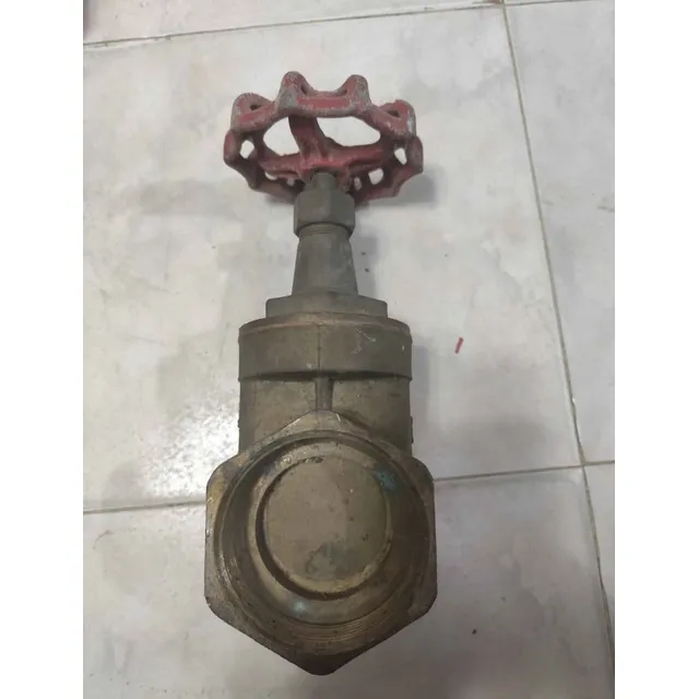 Llave De Paso Lento De 3 Pulgadas En Bronce Para Altapresión
