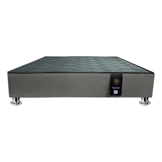Base De Cama Kolpa 2 Plz Gris Oscuro
