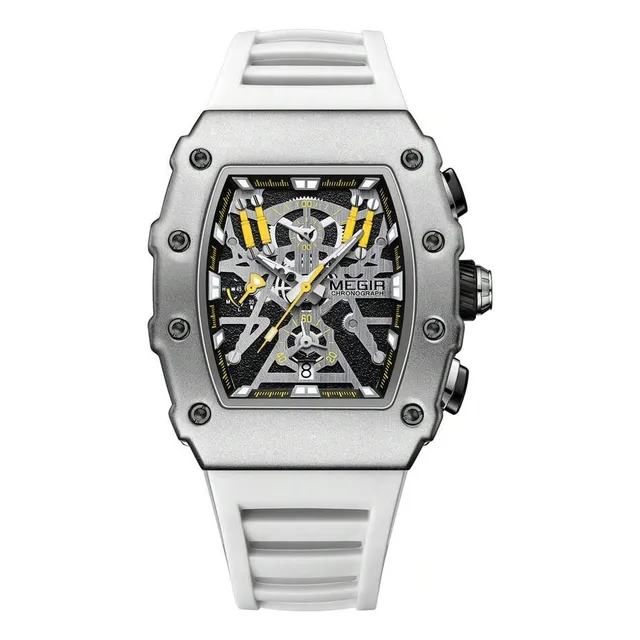 Reloj Megir Cuarzo Correa Silicon Sport Orig En Caja M2218