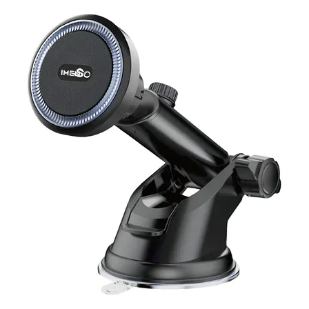 Suporte Veicular Fixação Segura Ventosa Rotação 360° Imenso Cor Preto