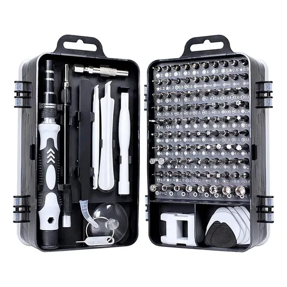 Juego De Destornilladores Precision 115 Piezas 120 Pz