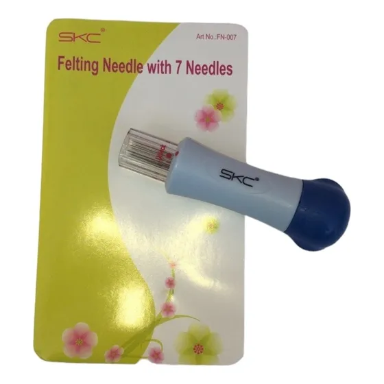 Aguja Para Fieltro 7 Agujas Mango Plástico