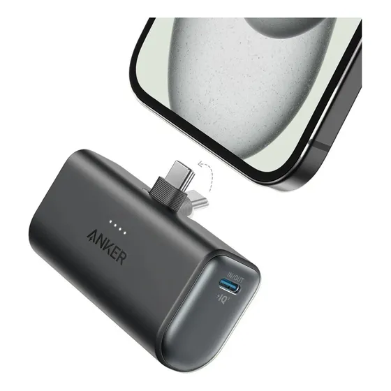 Power Bank Anker Nano (22.5w Conector Usb-c Incorporado)grey