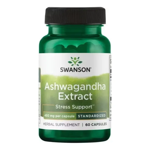 Ashwagandha Swanson / 450mg / 60 Capsulas Sabor Neutro