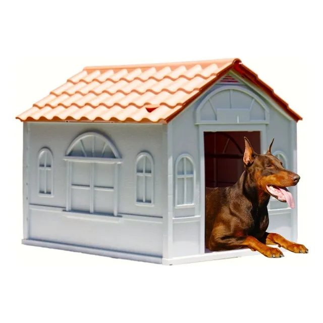 Casa Para Perro Q Perrón Lujo Vintage San Miguel Color Terracota