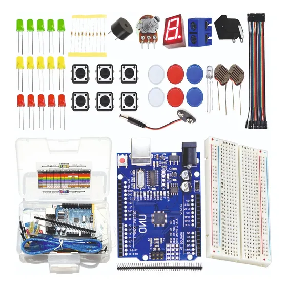 Kit Zord Atmega328p Para Projetos Uno R3 Starter  16mhz Nf-e