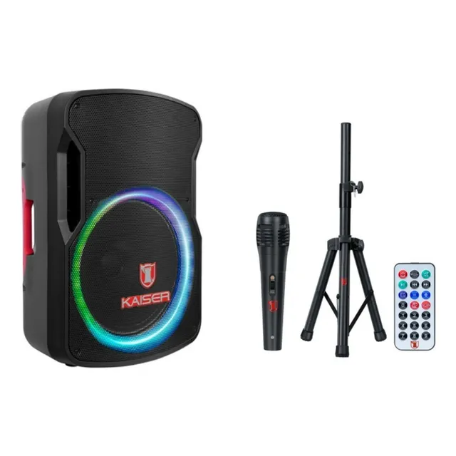 Bocina 15 Recargable Bluetooth Usb Fm Rec Tripie Link 7515