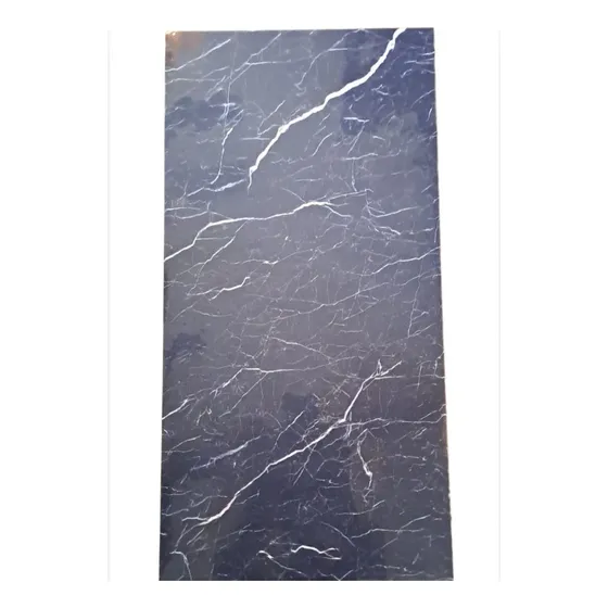 Azulejo Panel Placa Adhesiva Marmol Negro Benasque 60x30 Cm