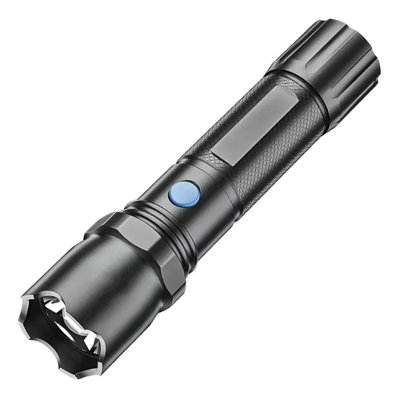 Linterna Taser Recargable Portátil Emergencia Luz Blanca