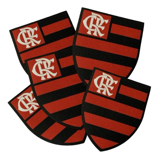Patch Termocolante Flamengo, 05und., Textura Emborrachada