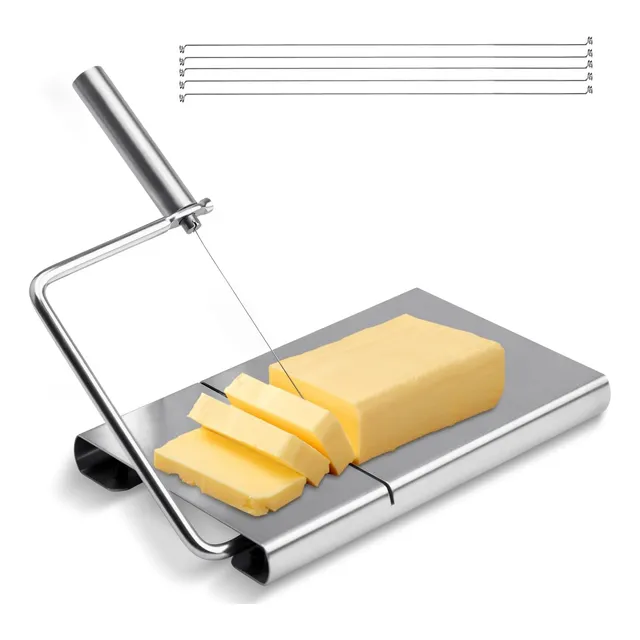 Cortador Rebanador Queso Jamones En Acero +5 Repuestos