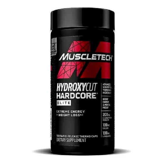 Muscletech Hydroxycut Hardcore 100 Capsulas 