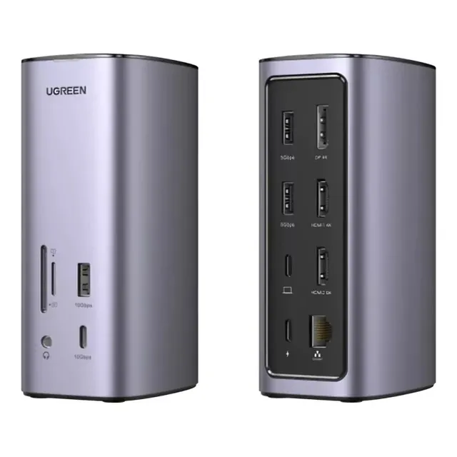 Ugreen Cm555 Hub Usb 3.1 12 Puertos 1m Hdmi 4k X 2 Unidades