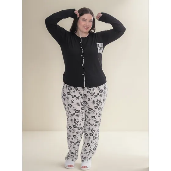 Pijama De Mujer Invierno Talles Super Especiales Art 807