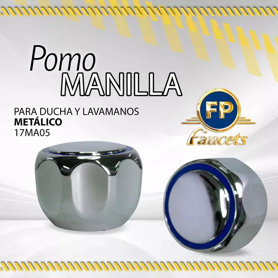 Manilla Pomo  Fp Fundicion Pacifico Ducha Lavamanos