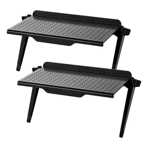 Estante Superior Hniuyun Para Tv Y Monitor 2 Negro