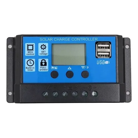Controlador Solar De Carga De Baterias 12v 24v 90amp