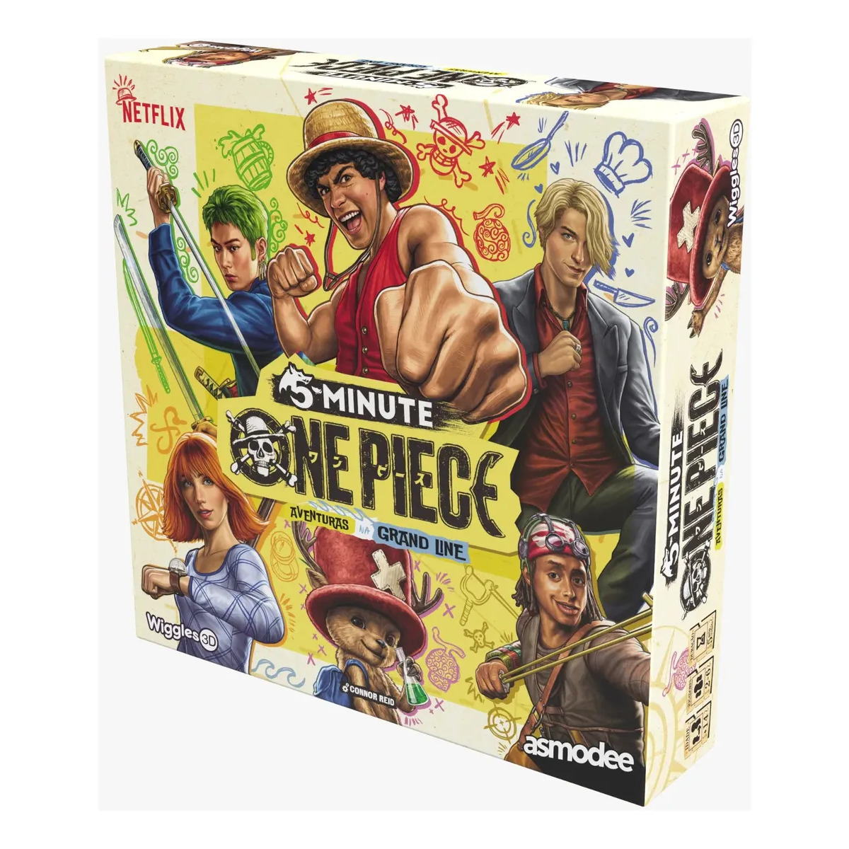 Jogo De Tabuleiro Asmodee 5-minute One Piece Português